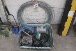 Electric fencing units, wire etc.