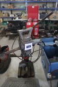 Vintage drill on stand. For sale due to farming by