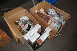 A collection of large size decorative matches, can