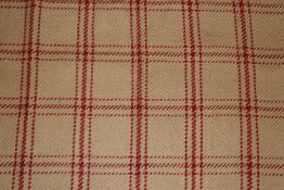 An approx. 5' x 3' Bunny Williams Copper Red rug