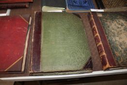 A large Victorian scrap album containing many news