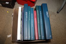 A box of various architecture books