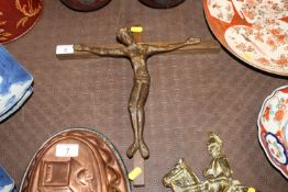 A bronze crucifix