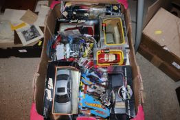 A collection of various boxed model toy vehicles i