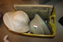 A crate full of various military, mostly WWII rela