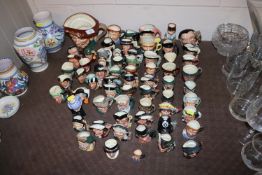 A large collection of mostly Royal Doulton charact