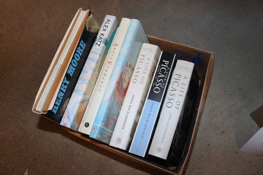 Picasso, Volume 1,2 and 3 and various other art bo