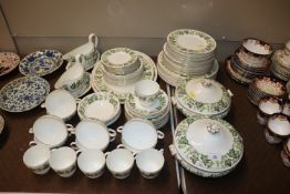 A Wedgewood Santa Clara patterned part dinner/ tea