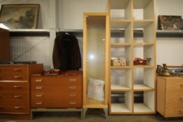 A modern glazed display cabinet