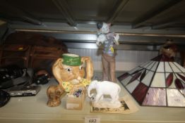 A Lladro figure in the form of a clown, a Royal Do