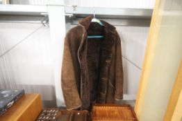 A sheepskin coat size 40