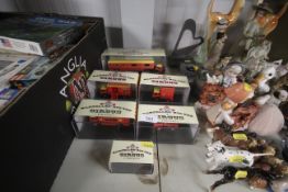 A collection of Bartellos big top circus model veh