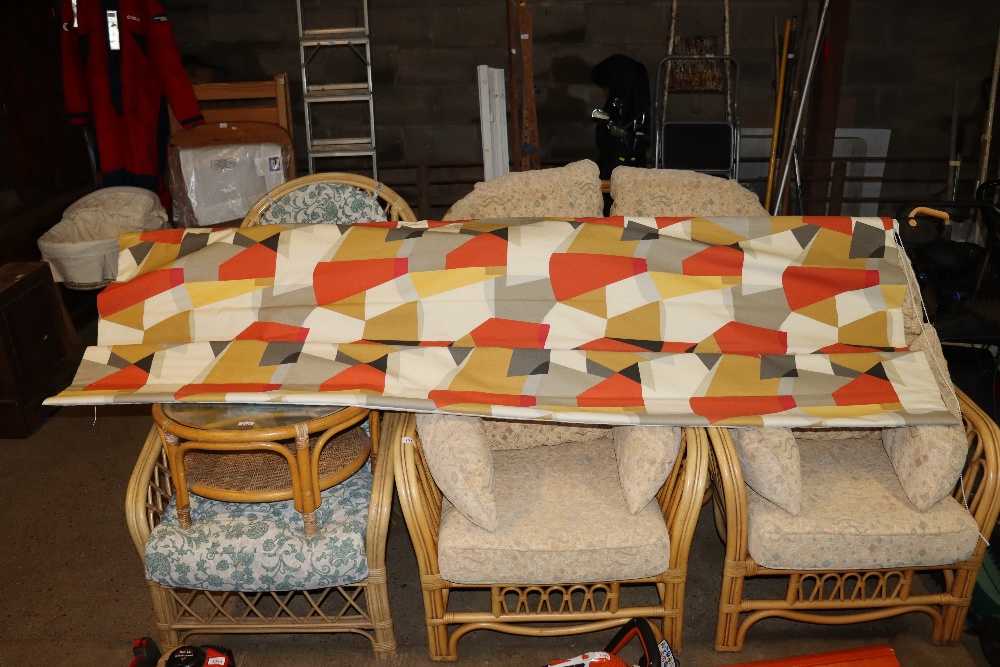 A large modern blind