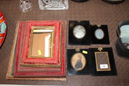 A quantity of various antique and later picture fr