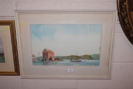 Roy Perry, watercolour study of 'Woodbridge Tide M