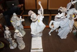 A large Lladro figure group depicting dancers