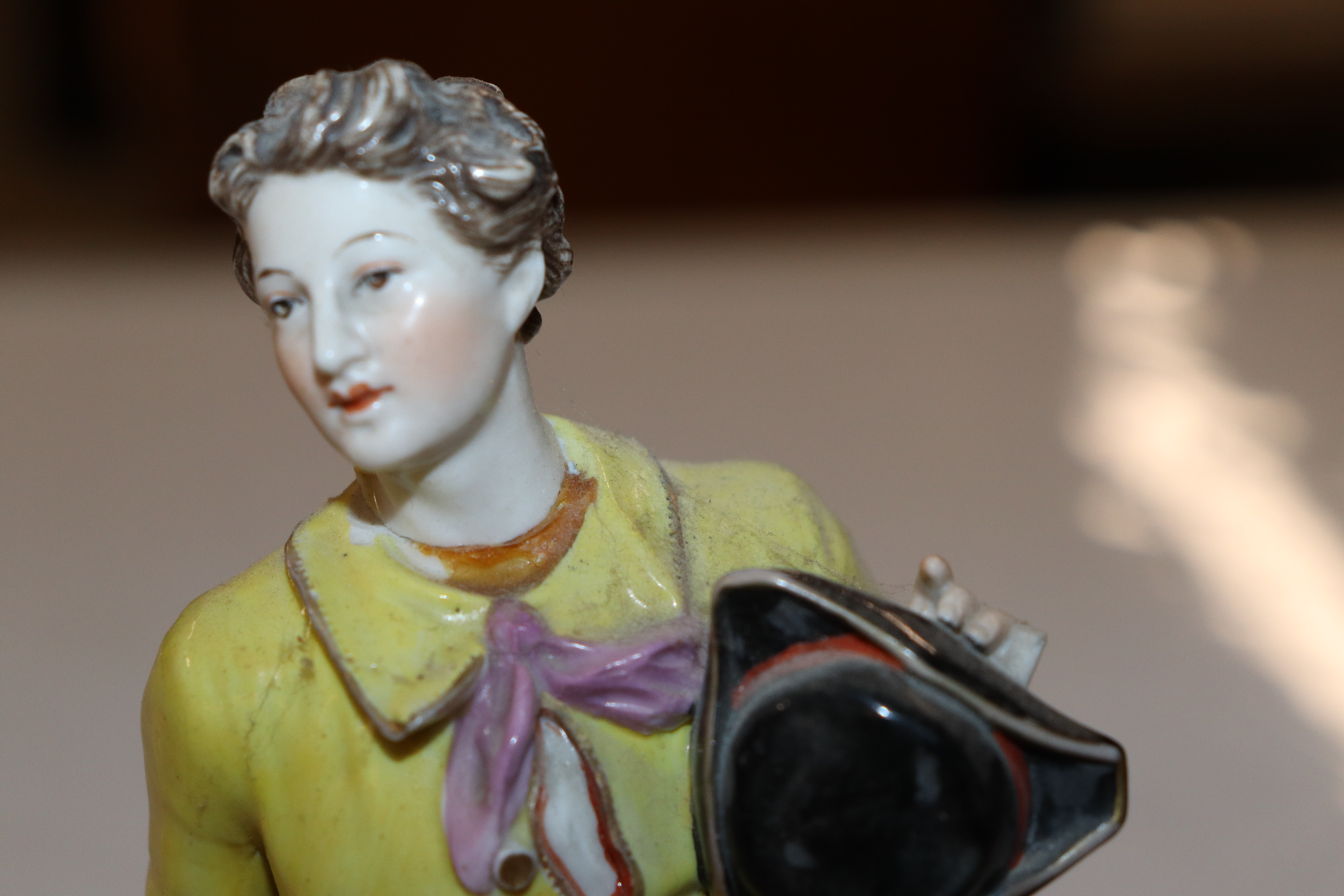 Four continental porcelain figures AF - Image 3 of 19