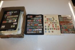 A box of mixed World stamps