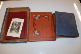 A bag containing various scrap albums