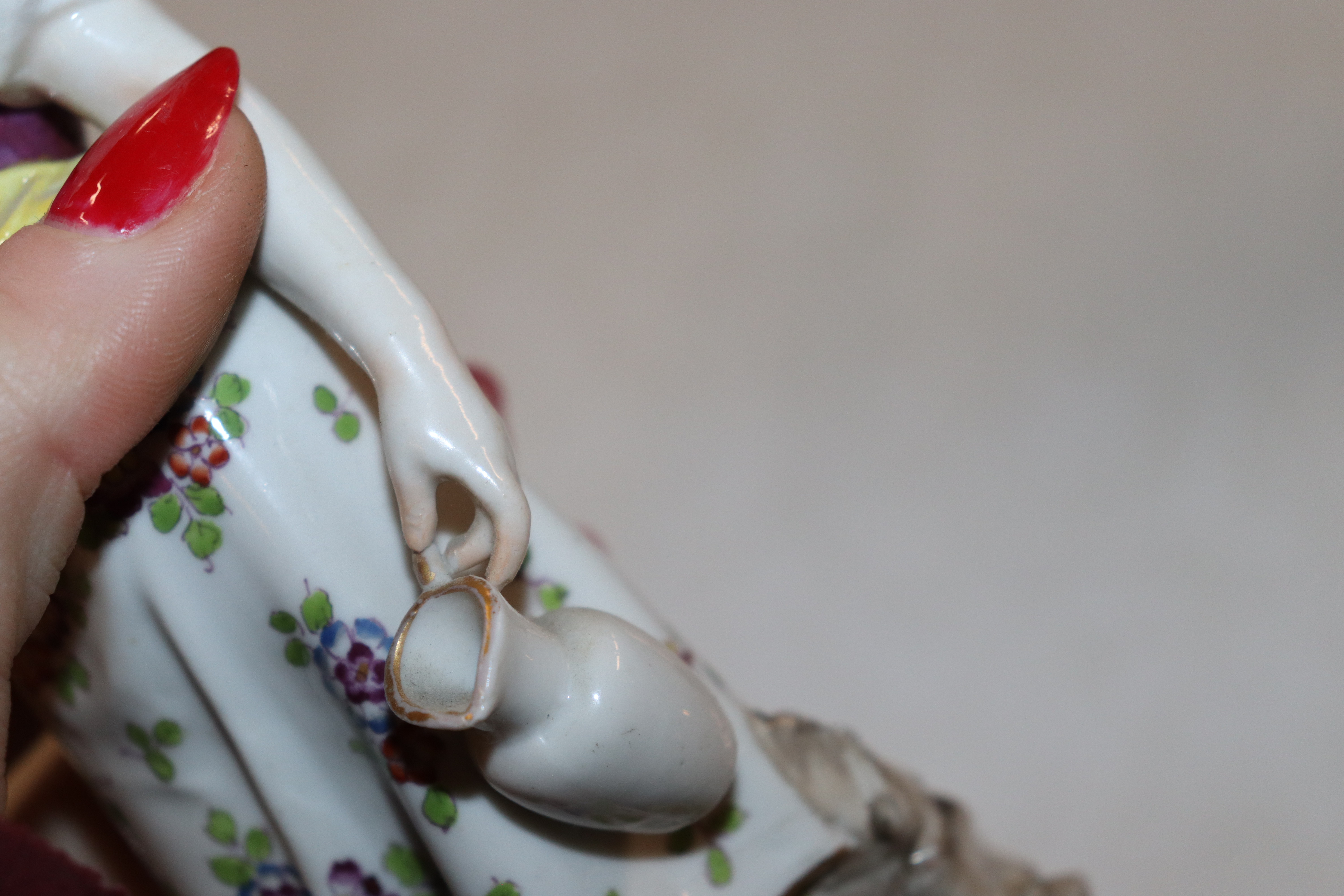 Four continental porcelain figures AF - Image 11 of 19