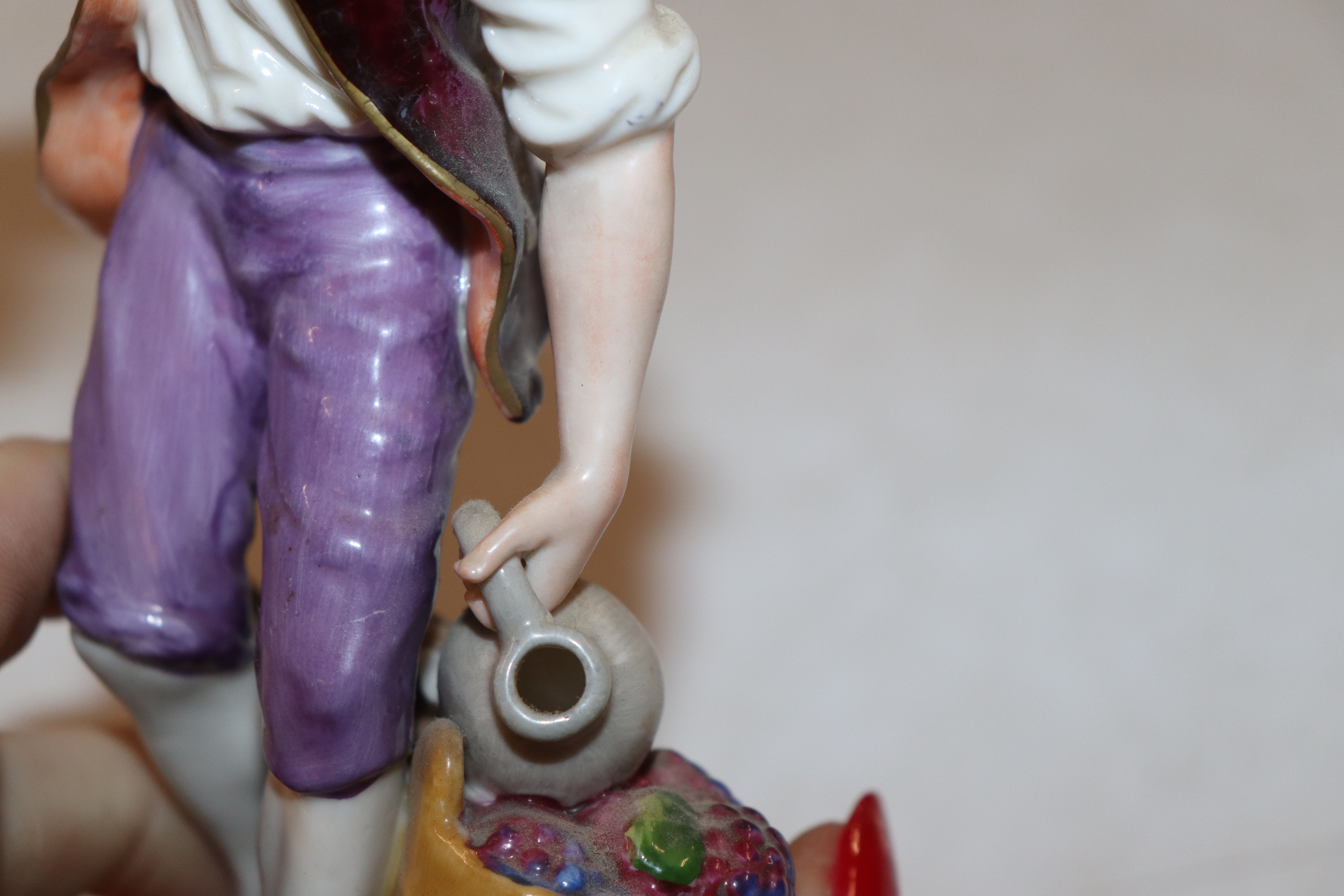 Four continental porcelain figures AF - Image 7 of 19