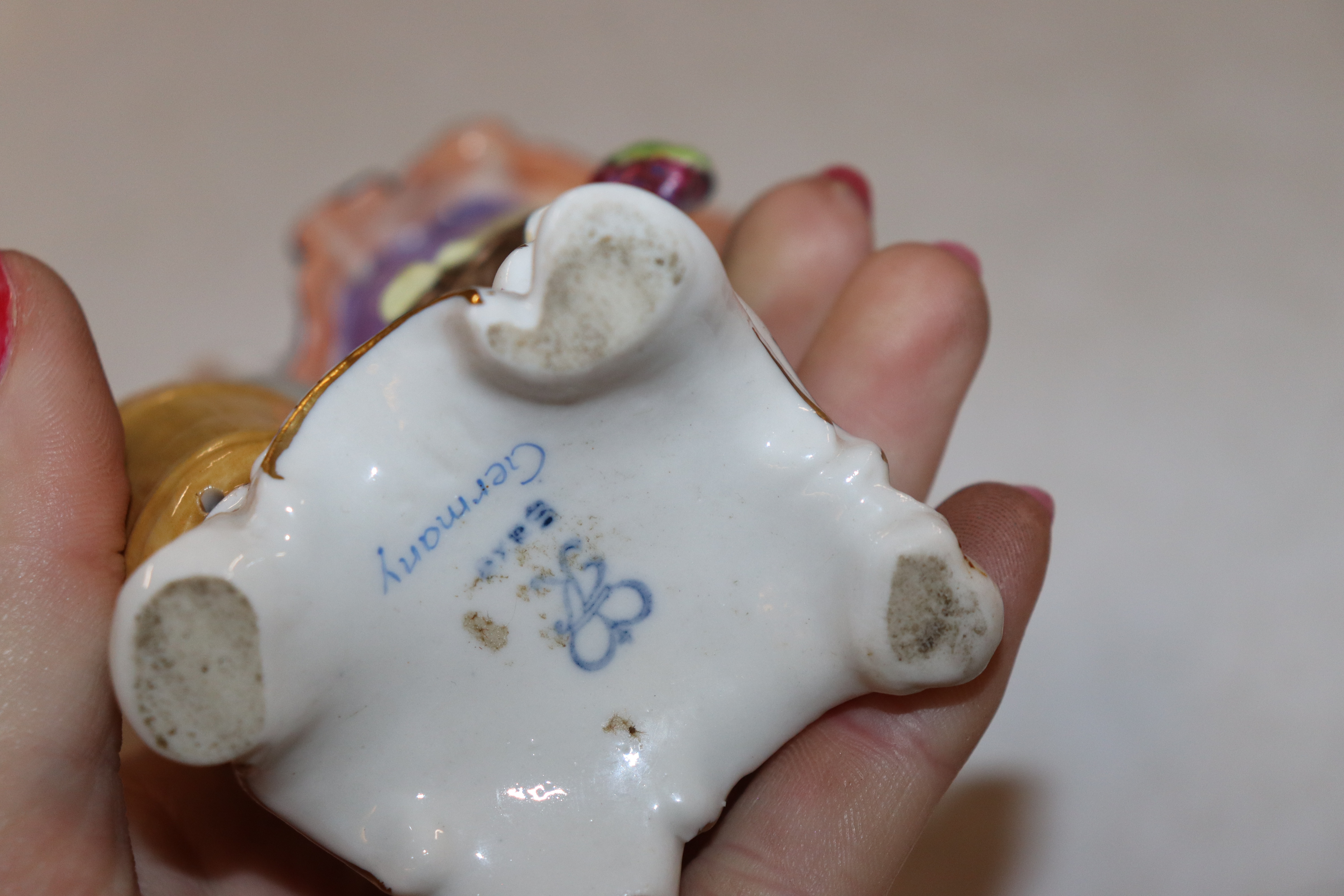 Four continental porcelain figures AF - Image 9 of 19