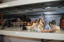 A collection of miscellaneous ornaments to include