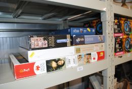 A collection of jigsaw puzzles