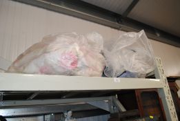 Two bags of bed linen