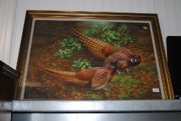Raymond Watson, watercolour study of cock pheasant