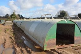 8 x Harvey pig arcs 10`(w) x 20`(l) x 6`(h)