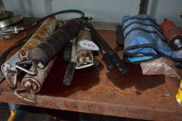 Qty grease guns and handtools