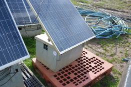Solar Energisers - comprises heavy duty galvanised case c/w solar panel,