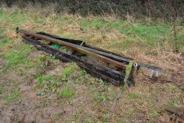 Pr steel farm gates each 12` wide c/w posts