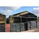 Pig tent 40` x 16` overall comprising 5 bays constructed of 8` sections comes with drinkers (Buyer - Image 1 of 3