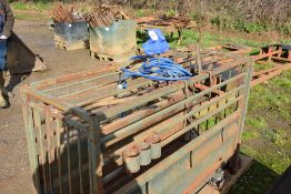 Pig weigh scales c/w Truetest weigh cell ID5000