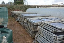 20 x 8` x 4` Harvey sheeted gates / hurdles (Photograph shows sample of the lots of the same