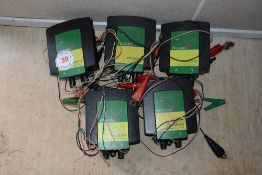 5 x Pulsara PC850 energisers