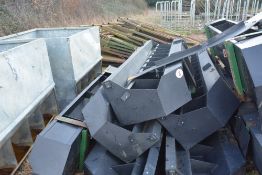 7 x Harvey plastic weaner feeders