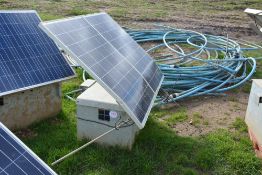 Solar Energisers - comprises heavy duty galvanised case c/w solar panel,