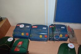 3 x PEL 406 energisers