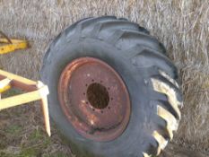 Goodyear 18.4/15 R 30 wheel and tyre