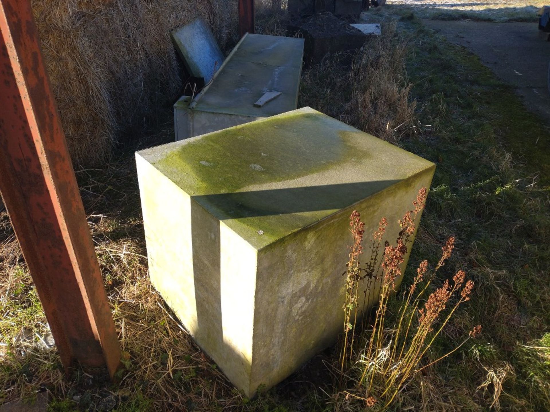 Galvanised water trough 0.76m x 0.96m