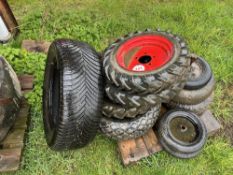 Qty wheels and tyres