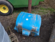 Blue Plastic tank