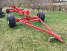 Combine Header Trailer 20ft. No VAT on this lot.
