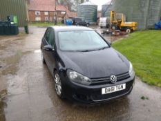 2012 Volkswagen Golf 2L TD, MOT expires 6th October 2024, 223,463 miles, leather interior,
