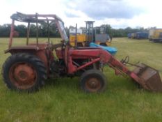 1971/2 Massey Ferguson 135 Tractor with Front End Loader, Reg: VCF 469K, 2,