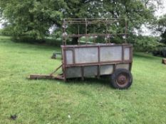 Trailer with Hood Frame