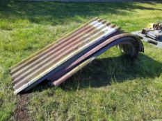 Corrugated Sheets ex Bomb Shelter